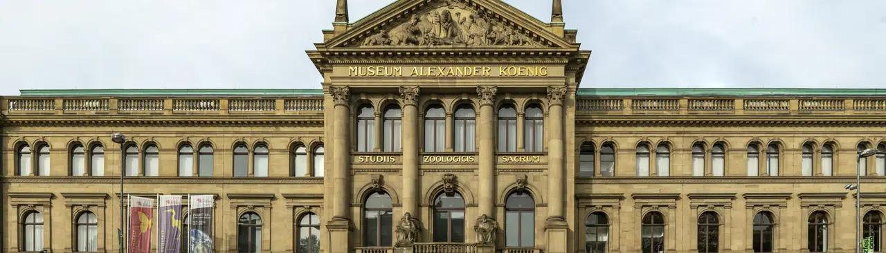 Historische Fassade des Museum Koenig an der Bonner Adenauerallee